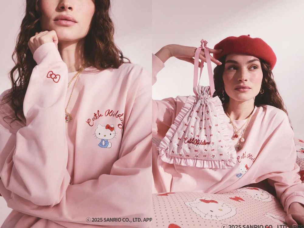 少女心大爆發！Cath Kidston夢幻聯手Hello Kitty！滿版睡衣、化妝包...20款小物滿滿幸福感！-12