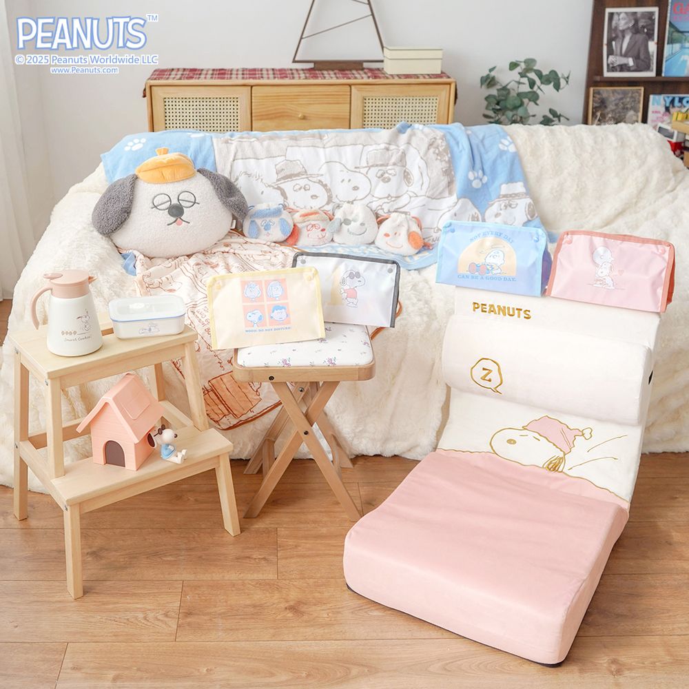 7-11開賣超可愛史努比抽抽樂！「笨笨歐拉夫抱枕毯、粉橘色史努比毛絨束口袋」全都太想要！-19