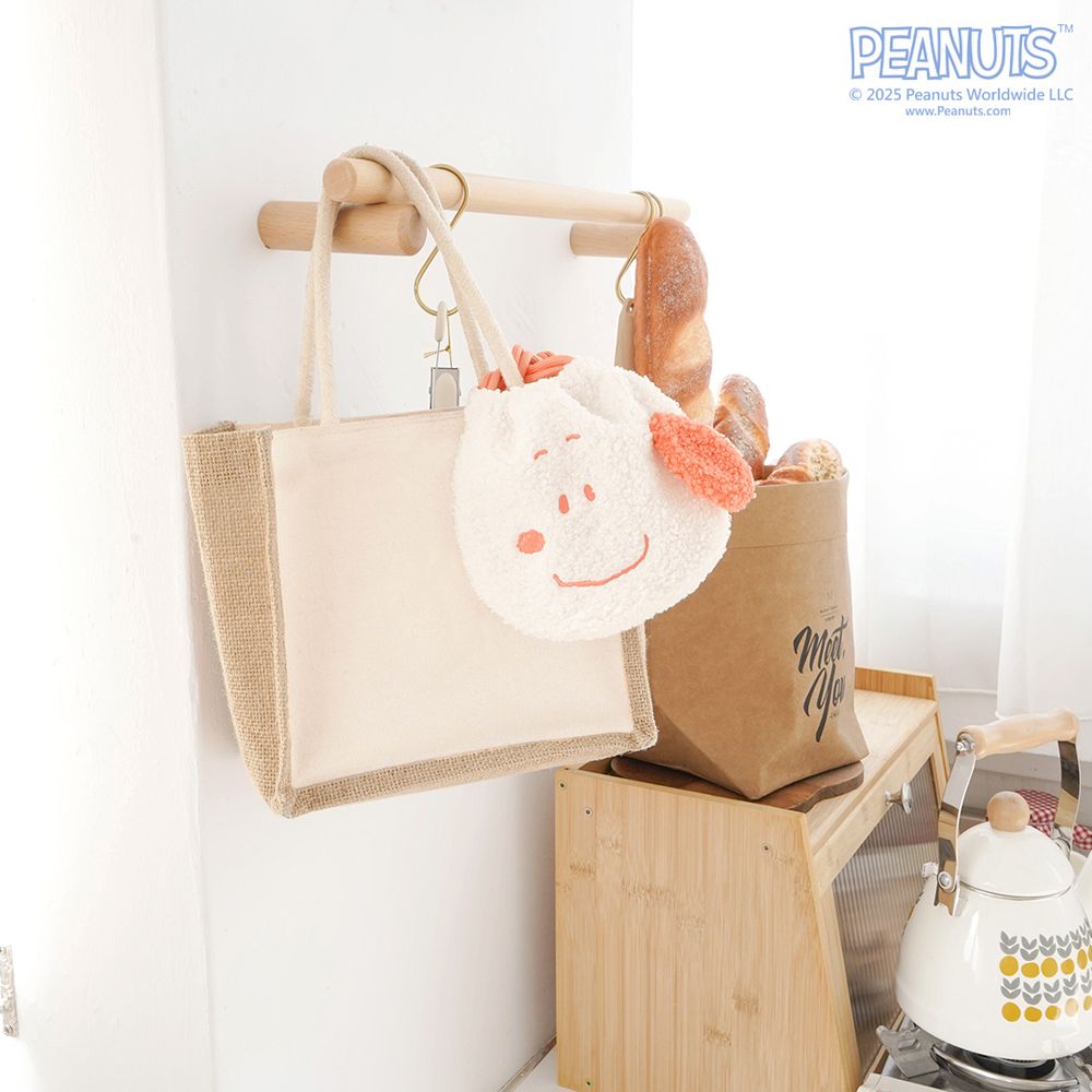 7-11開賣超可愛史努比抽抽樂！「笨笨歐拉夫抱枕毯、粉橘色史努比毛絨束口袋」全都太想要！-15