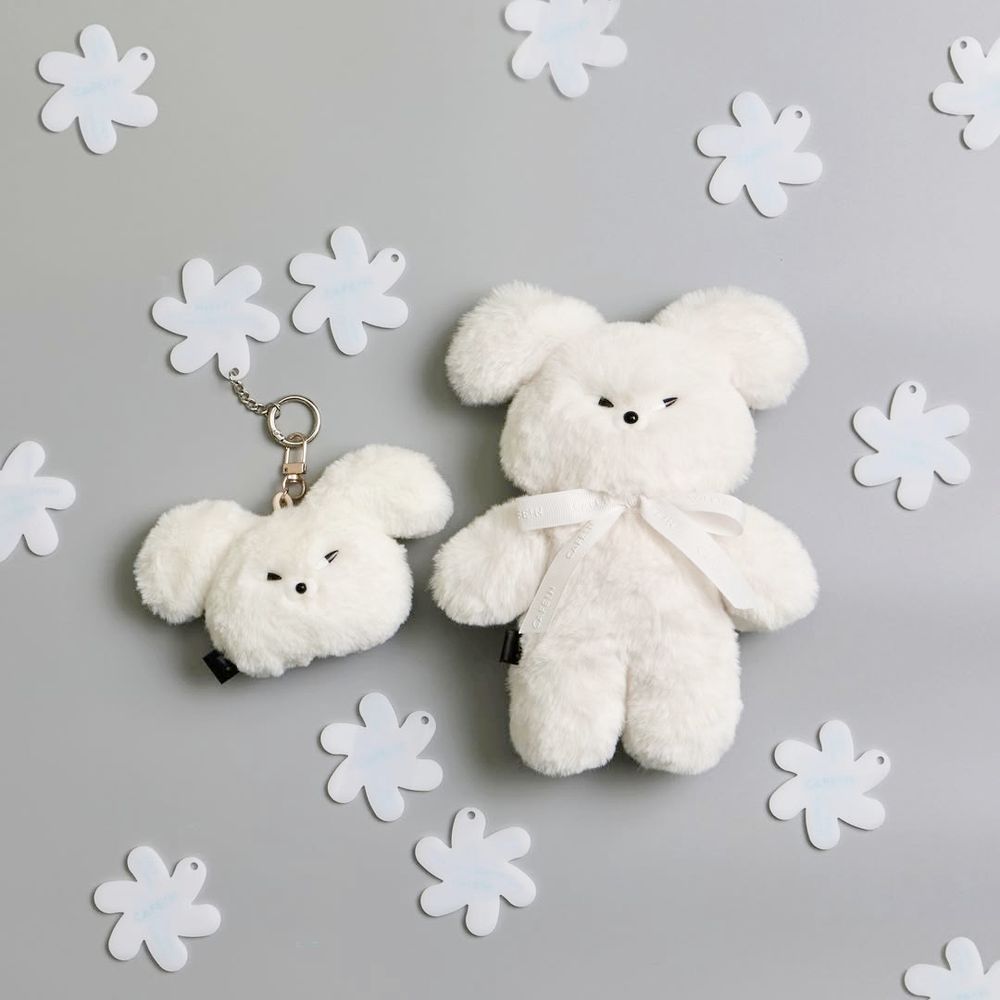 CAFE!N又跟社群爆紅WASABI BEAR聯名啦！聖誕限定「白色芥末熊玩偶、大頭熊吊飾」這天可愛開賣！-4