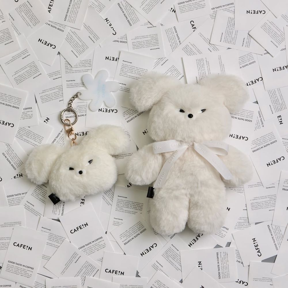 CAFE!N又跟社群爆紅WASABI BEAR聯名啦！聖誕限定「白色芥末熊玩偶、大頭熊吊飾」這天可愛開賣！-3