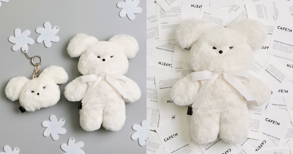 CAFE!N又跟社群爆紅WASABI BEAR聯名啦！聖誕限定「白色芥末熊玩偶、大頭熊吊飾」這天可愛開賣！-1