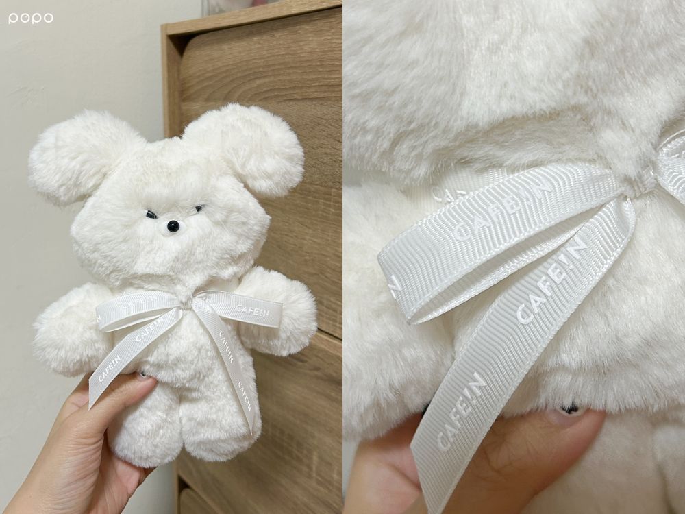 CAFE!N又跟社群爆紅WASABI BEAR聯名啦！聖誕限定「白色芥末熊玩偶、大頭熊吊飾」這天可愛開賣！-13