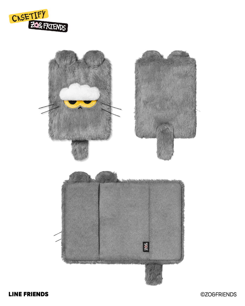 CASETiFY和GD愛貓聯名！ZO&FRIENDS手機殼、吊飾、護照套...厭世萌臉可愛發瘋！-16
