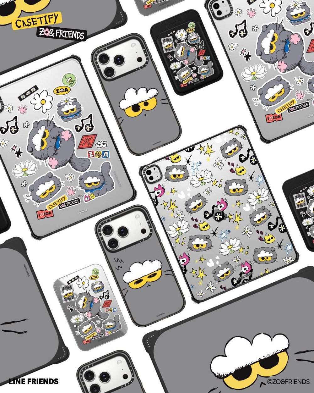 CASETiFY和GD愛貓聯名！ZO&FRIENDS手機殼、吊飾、護照套...厭世萌臉可愛發瘋！-13