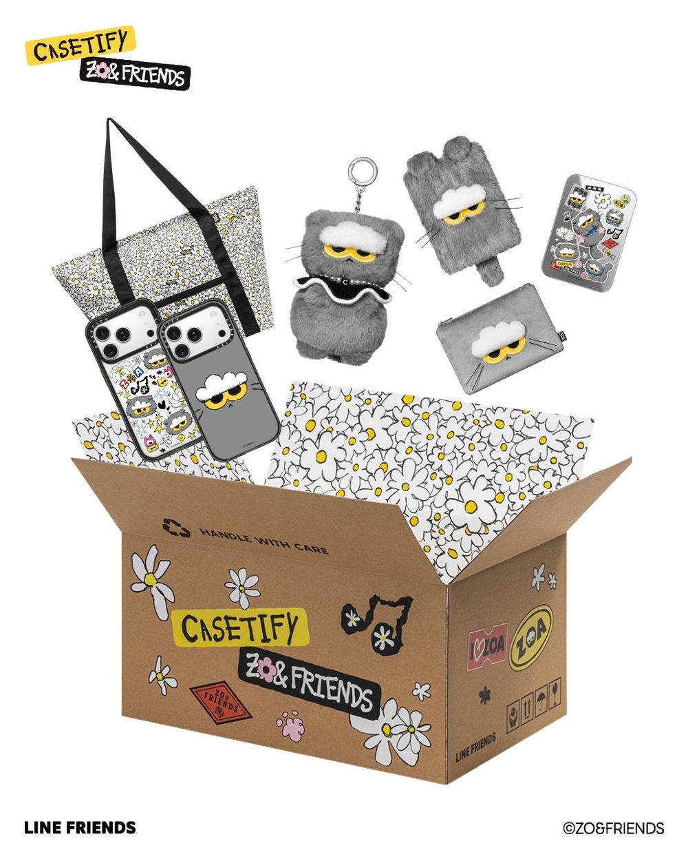 CASETiFY和GD愛貓聯名！ZO&FRIENDS手機殼、吊飾、護照套...厭世萌臉可愛發瘋！-10