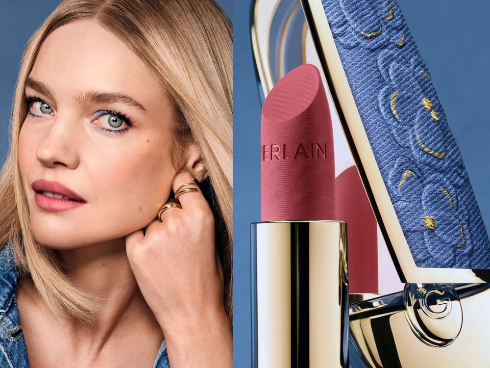 2026春季限量彩妝推薦！嬌蘭紅寶之吻唇膏、眼影盤換上珍稀緹花丹寧外殼，幻彩蜜粉球首加入淺藍粉珠，冷白膚色必收！-16