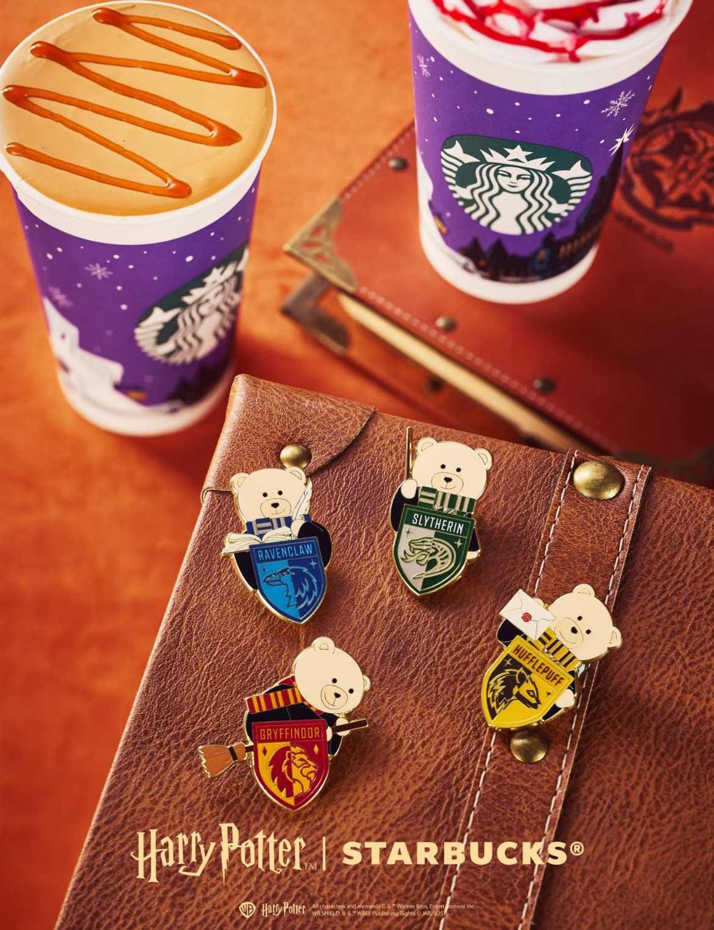 星巴克跟哈利波特聯名了！「四大學院馬克杯、霍格華茲學院玻璃杯、魔法師小熊吊飾」全都太想買！-4