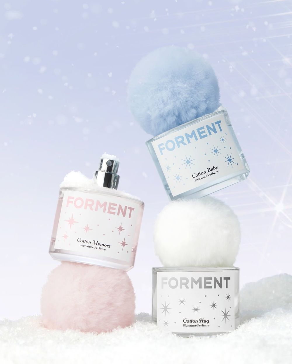 最夢幻聖誕香氛誕生！FORMENT經典寶寶麝香換上毛絨絨雪球瓶蓋＋星光標籤瓶身，交換禮物就選它！-3