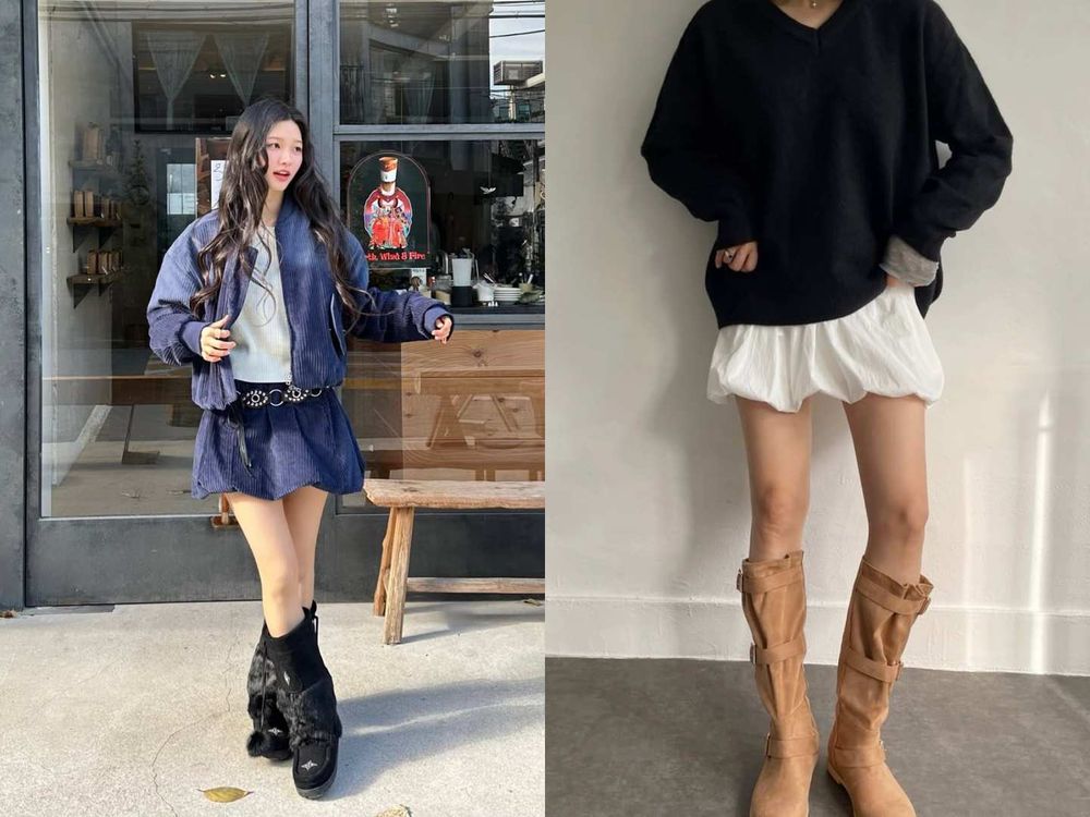 2025秋冬6大靴子穿搭守則！「長裙、堆堆襪」重點得筆記、跨年最辣戰靴穿法就選第三招！-4