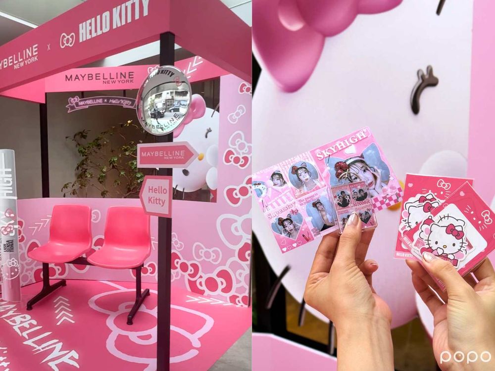 HELLO KITTY粉絲瘋掉！媚比琳聯手無嘴貓期間限定打卡點、限量聯名新品一次看！周邊贈品、打卡禮超可愛！-11
