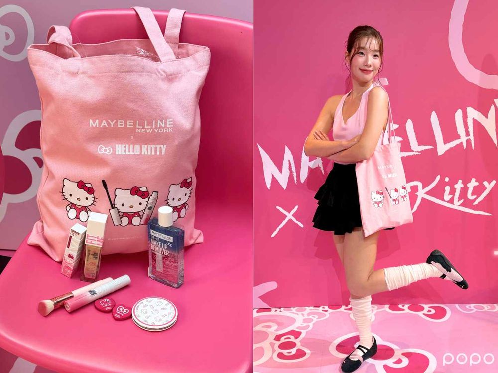 HELLO KITTY粉絲瘋掉！媚比琳聯手無嘴貓期間限定打卡點、限量聯名新品一次看！周邊贈品、打卡禮超可愛！-8