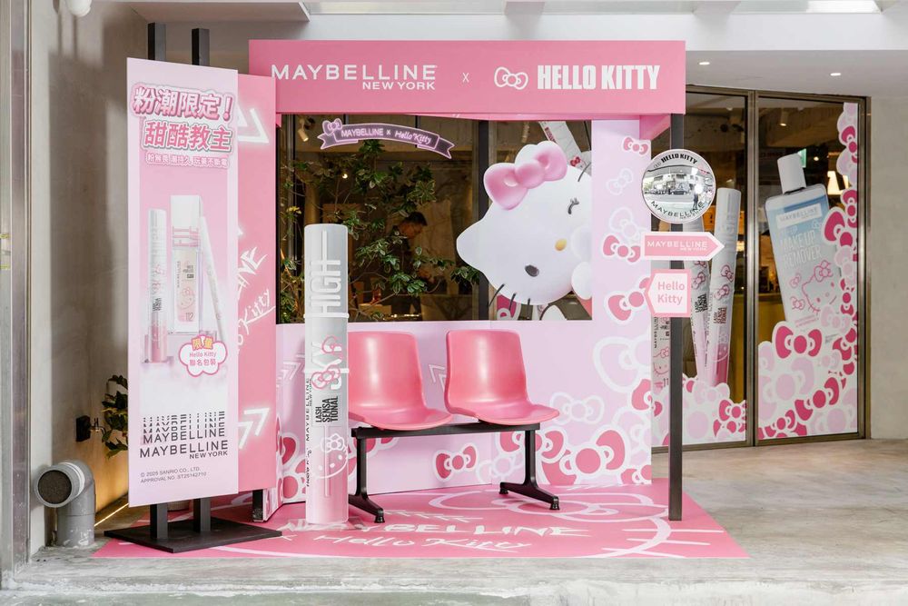 HELLO KITTY粉絲瘋掉！媚比琳聯手無嘴貓期間限定打卡點、限量聯名新品一次看！周邊贈品、打卡禮超可愛！-15