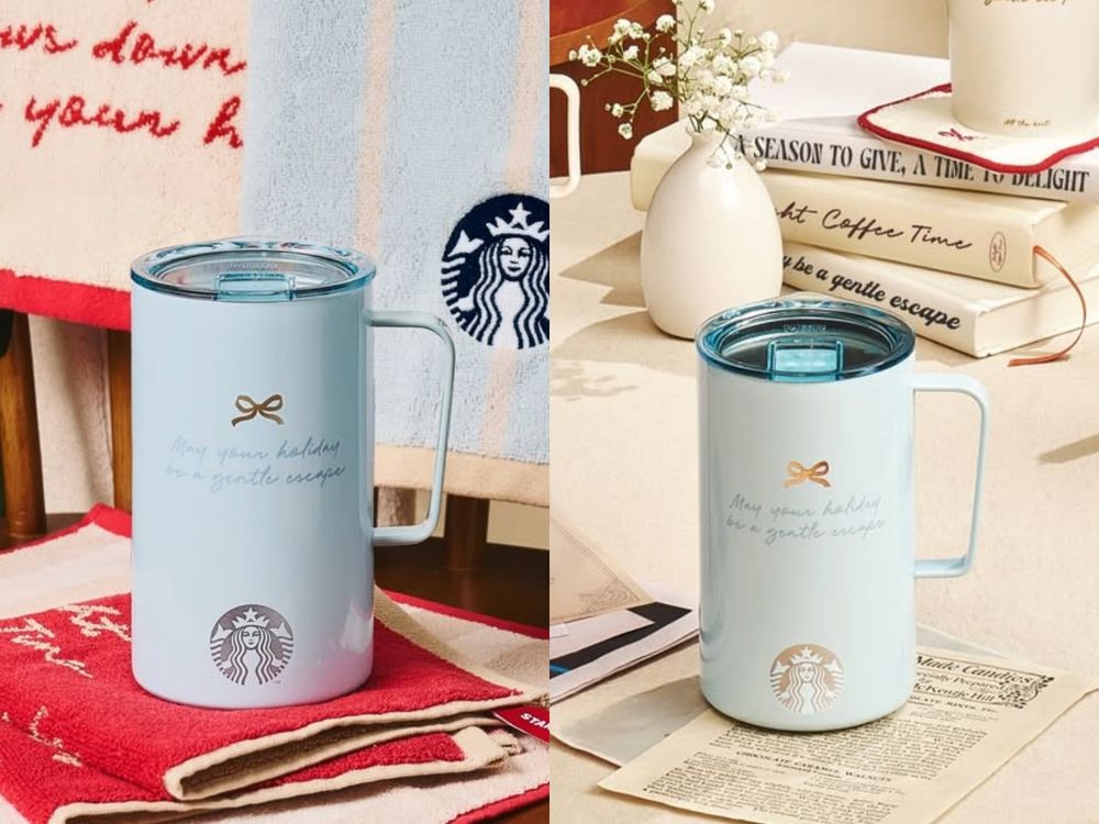 2025韓國星巴克冬季必買8大新品推薦！「毛衣花紋水壺、聖誕小熊玩偶、蝴蝶結水杯」韓妞都在搶！-4