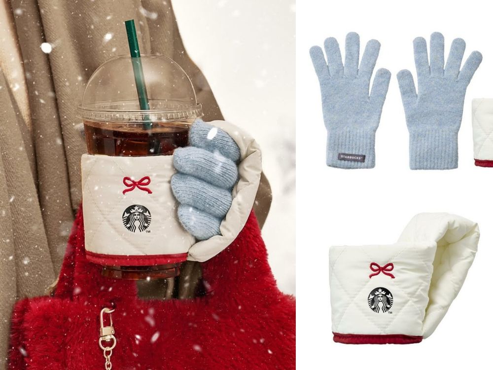 2025韓國星巴克冬季必買8大新品推薦！「毛衣花紋水壺、聖誕小熊玩偶、蝴蝶結水杯」韓妞都在搶！-5