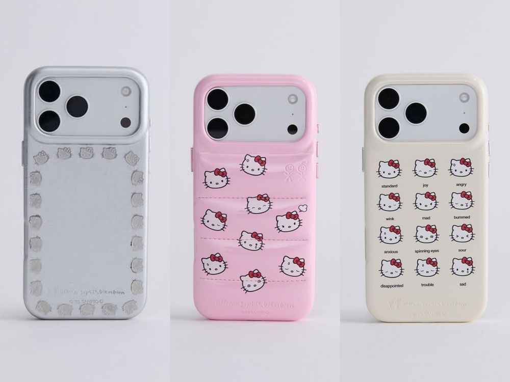 明星都瘋「羽絨手機殼」也推出Kitty聯名了！超卡哇伊Urban Sophistication三麗鷗手機殼、只在這有賣！-3