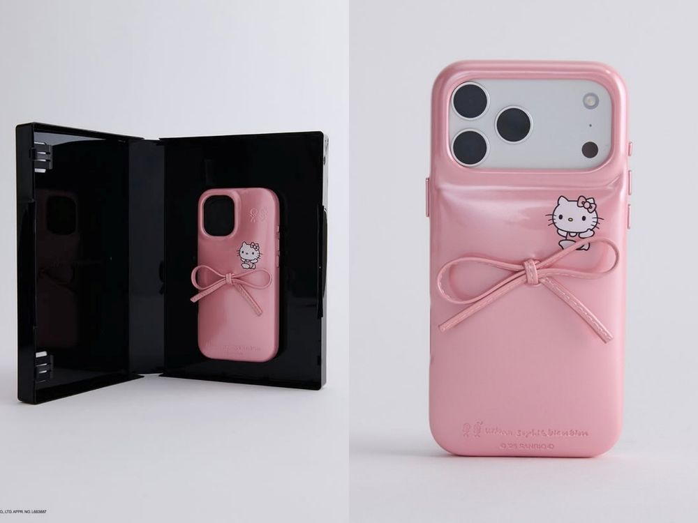 明星都瘋「羽絨手機殼」也推出Kitty聯名了！超卡哇伊Urban Sophistication三麗鷗手機殼、只在這有賣！-4