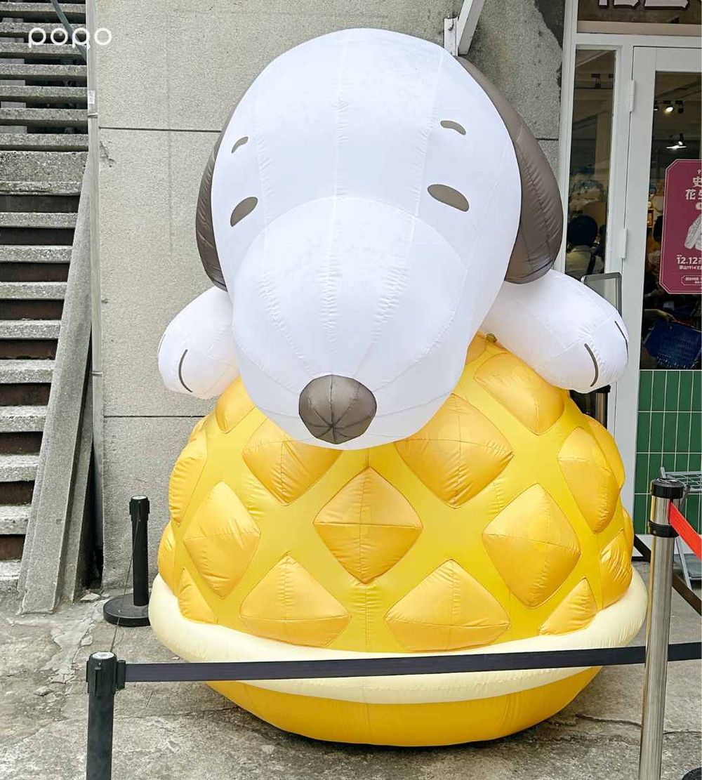 史努比花生飲茶快閃店在華山！萌翻「史努比菠蘿油玩偶、歐拉夫刈包、造型雞蛋仔」只有這買得到！-13