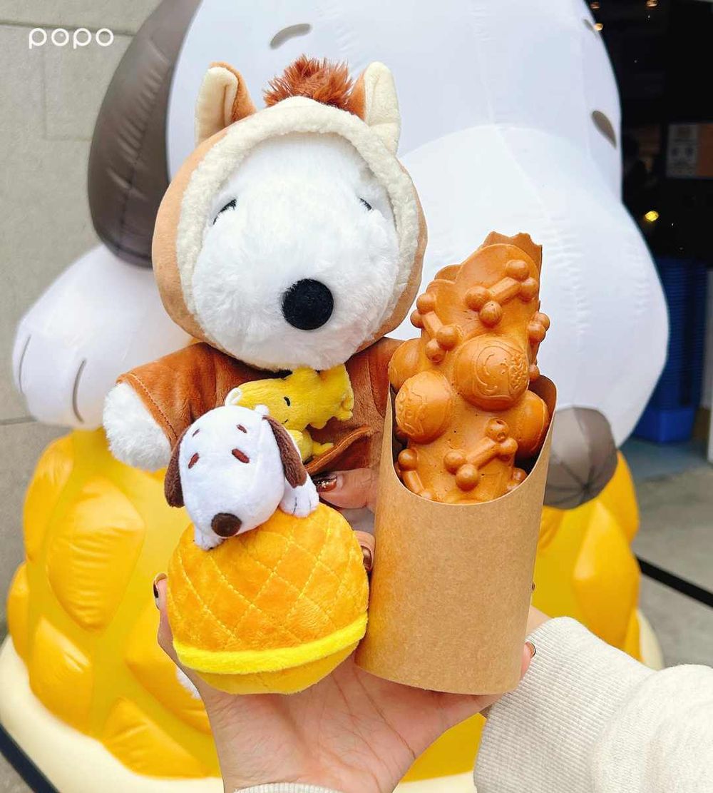 史努比花生飲茶快閃店在華山！萌翻「史努比菠蘿油玩偶、歐拉夫刈包、造型雞蛋仔」只有這買得到！-7