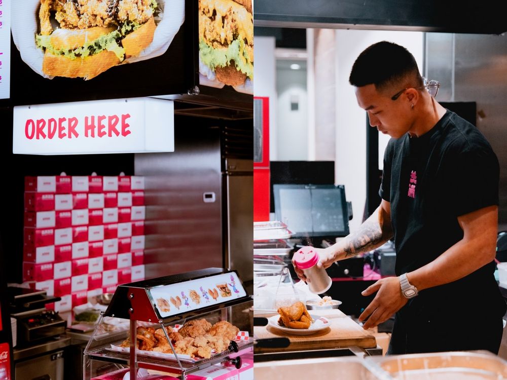 台南 「美滿炸雞」北部也吃得到！桃園環球A9獨家「炸雞飯捲」、社群爆紅香菜炸雞必吃一次看-2