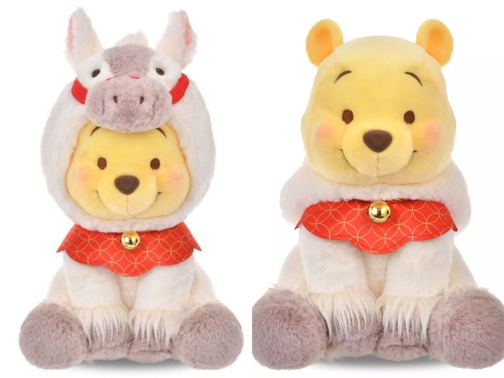 2026馬年限定小熊維尼周邊來了！超可愛「白色小馬維尼玩偶、淺棕馬小豬絨毛吊飾」全都要收藏！-3