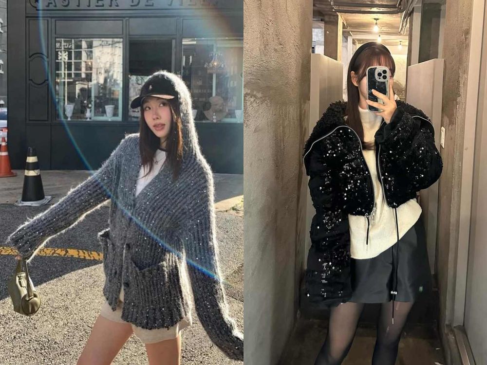 今年跨年就這樣穿！6招「冬日心機穿搭」升級版！亮片、紅色是關鍵字、拍美照全靠這招！-3