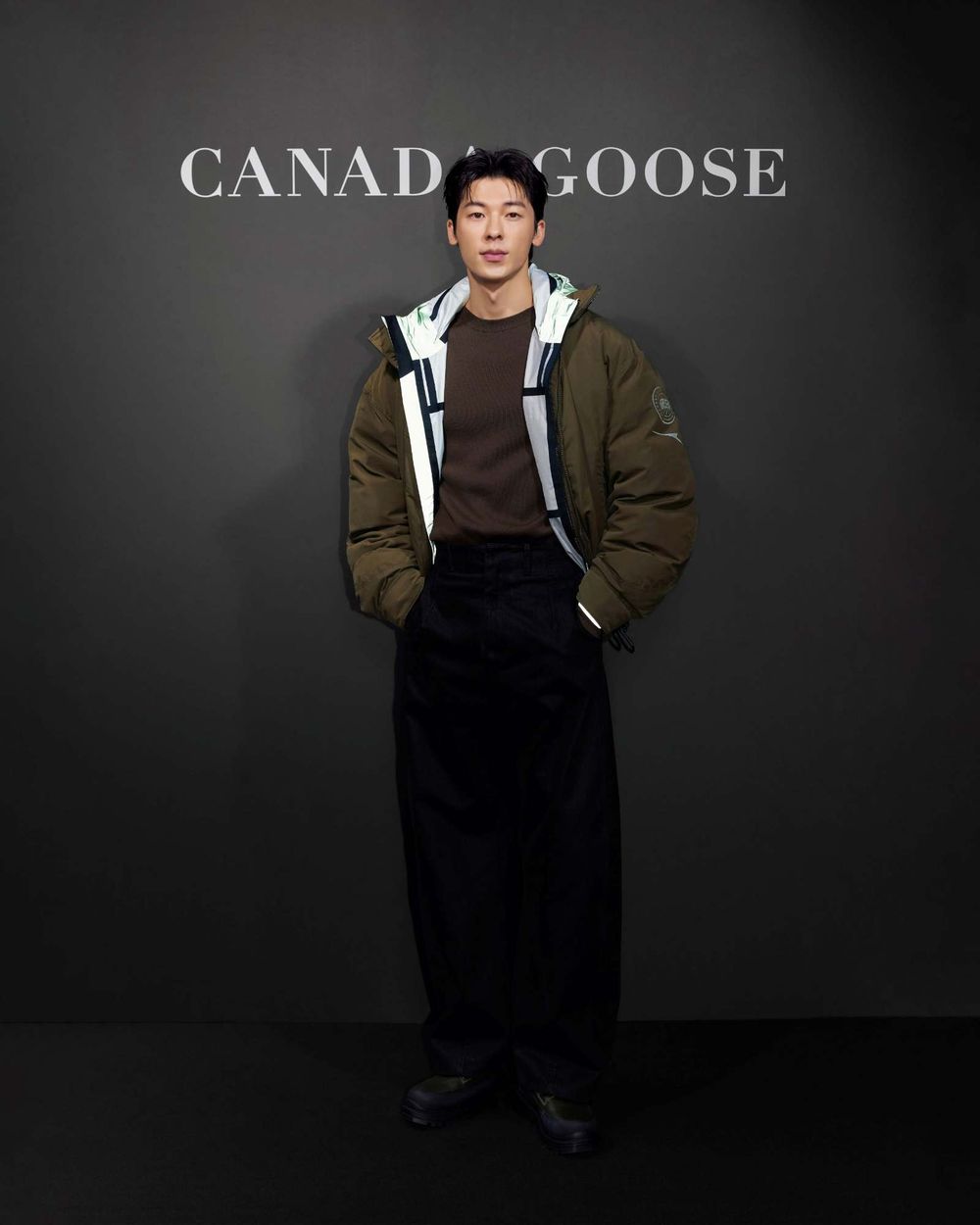 老公來了！許光漢現身Canada Goose活動！透露在韓國「寒冬中拍戲」就靠這家外套救了一命？！-8