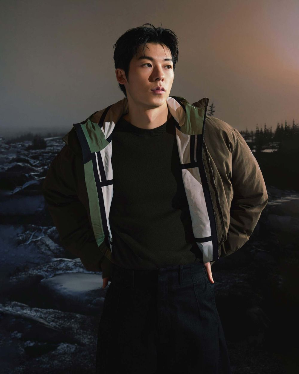 老公來了！許光漢現身Canada Goose活動！透露在韓國「寒冬中拍戲」就靠這家外套救了一命？！-6