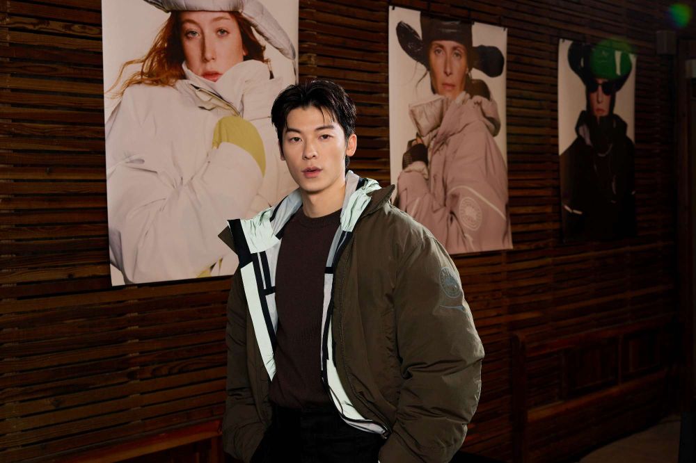 老公來了！許光漢現身Canada Goose活動！透露在韓國「寒冬中拍戲」就靠這家外套救了一命？！-9