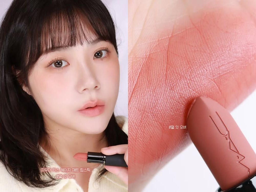 M·A·C正式官宣MEOVV ELLA成為新世代品牌大使！首波彩妝演繹全新「輕親雲霧系列唇膏」同款蜜桃玫瑰粉色、必收！-9