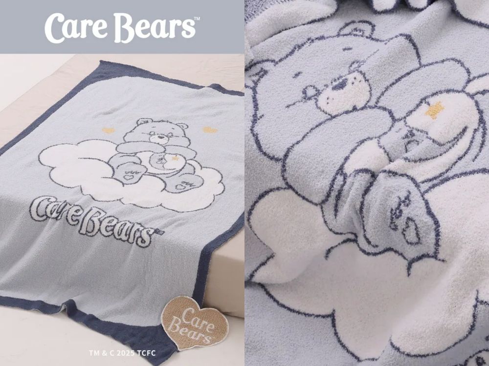 彩虹熊粉瘋掉！Care Bears聯名家居用品「立體熊耳床包組、晚安熊蓋毯、大頭熊抱枕」台灣就買得到！-4