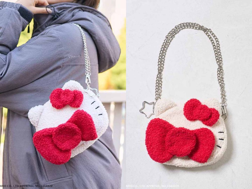 人氣日牌Freak’s Store推出Hello Kitty聯名！「大蝴蝶結遮住臉」Kitty吊飾、化妝包可愛瘋！-12