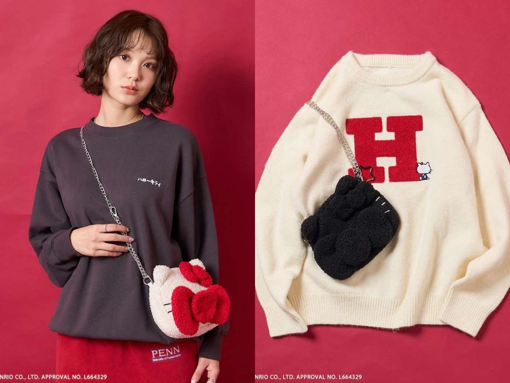 人氣日牌Freak’s Store推出Hello Kitty聯名！「大蝴蝶結遮住臉」Kitty吊飾、化妝包可愛瘋！-13