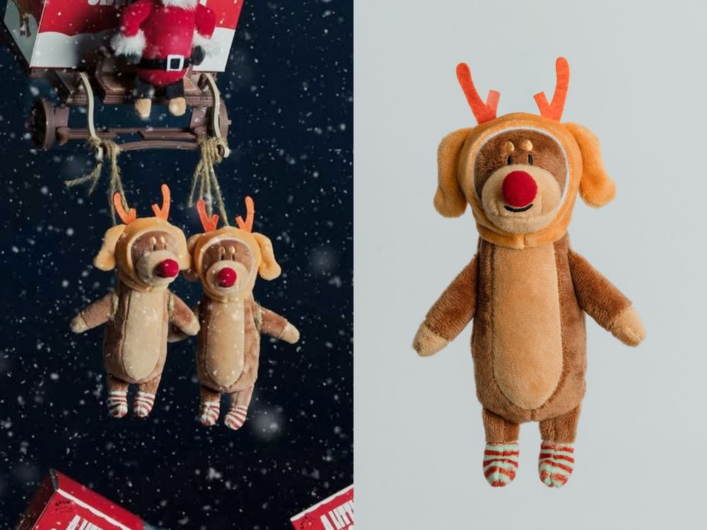 社群爆紅「泰國臘腸狗吊飾」推聖誕節限定版！超可愛「聖誕樹奶油臘腸、雪人斑點臘腸」全都太想買！-2