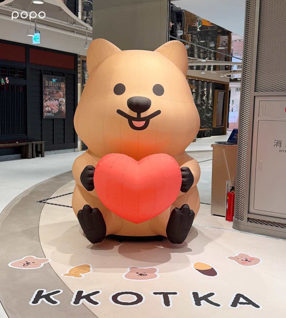 韓妞最愛矮袋鼠「勾卡KKOTKA」快閃店來了！超萌「愛心勾卡充氣裝置、小青蛙變裝玩偶」必拍必買一次看！-11