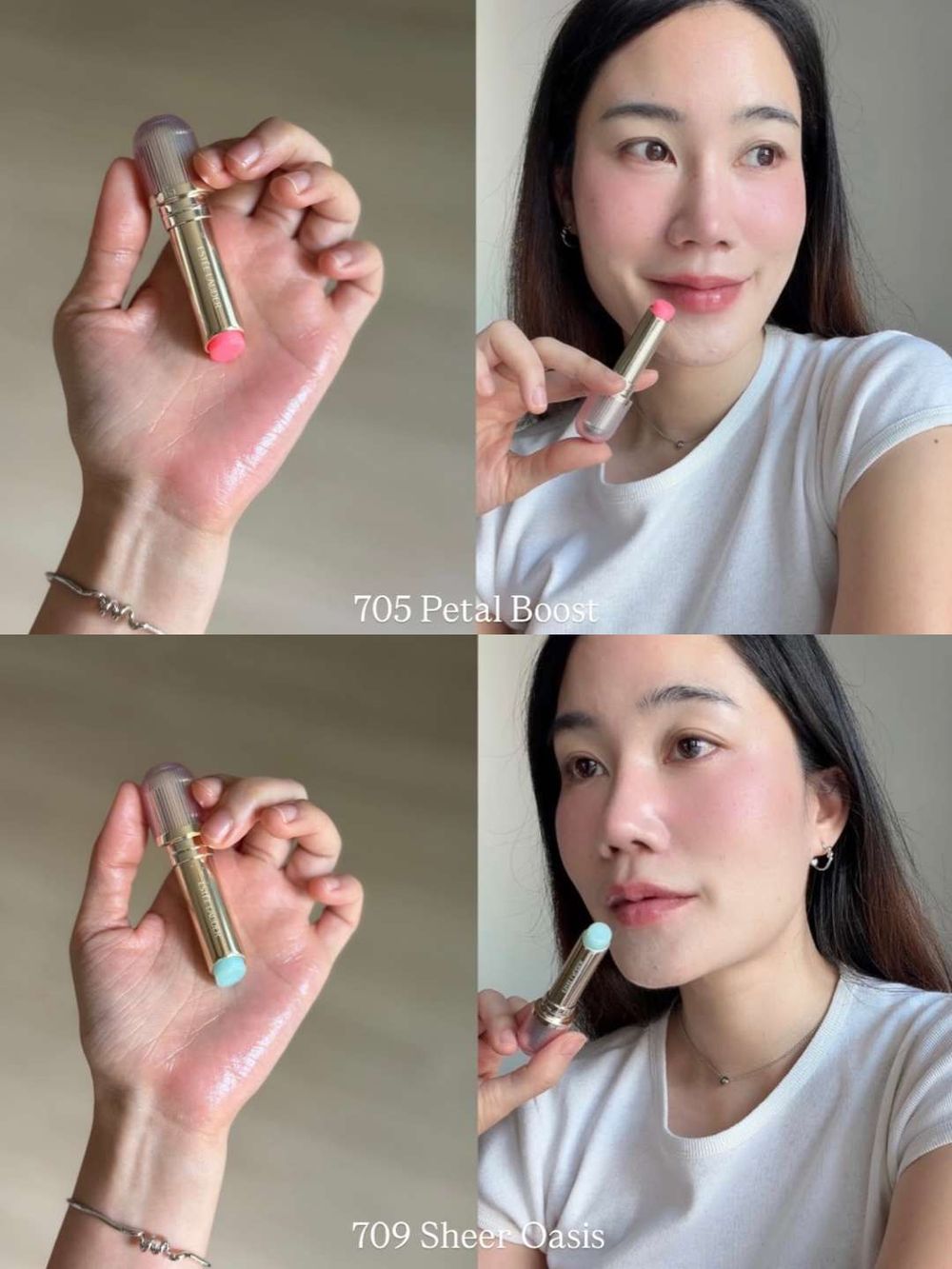 IU愛牌再推果凍唇天花板！雅詩蘭黛「粉保濕嫩唇膏」號稱沙漠乾唇救星，一抹融化潤澤，必收透明感寶寶藍、鮮嫩櫻花粉！-9