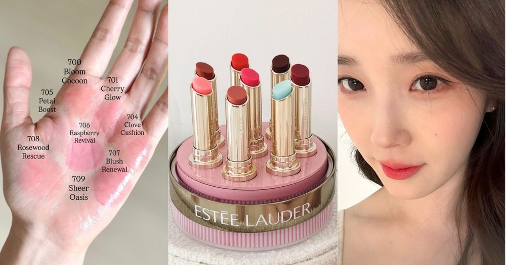 IU愛牌再推果凍唇天花板！雅詩蘭黛「粉保濕嫩唇膏」號稱沙漠乾唇救星，一抹融化潤澤，必收透明感寶寶藍、鮮嫩櫻花粉！-1