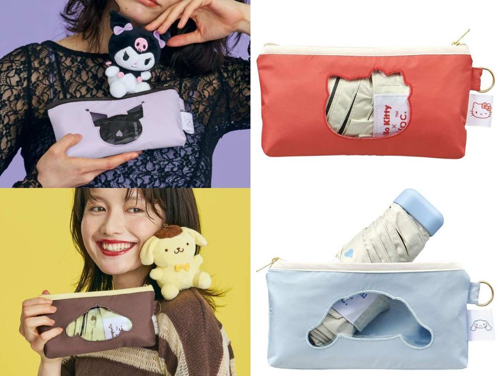 日本女生最愛雨傘品牌Wpc.跟三麗鷗聯名！「Kitty、大耳狗陽傘」超級可愛、想每天帶出門！-2