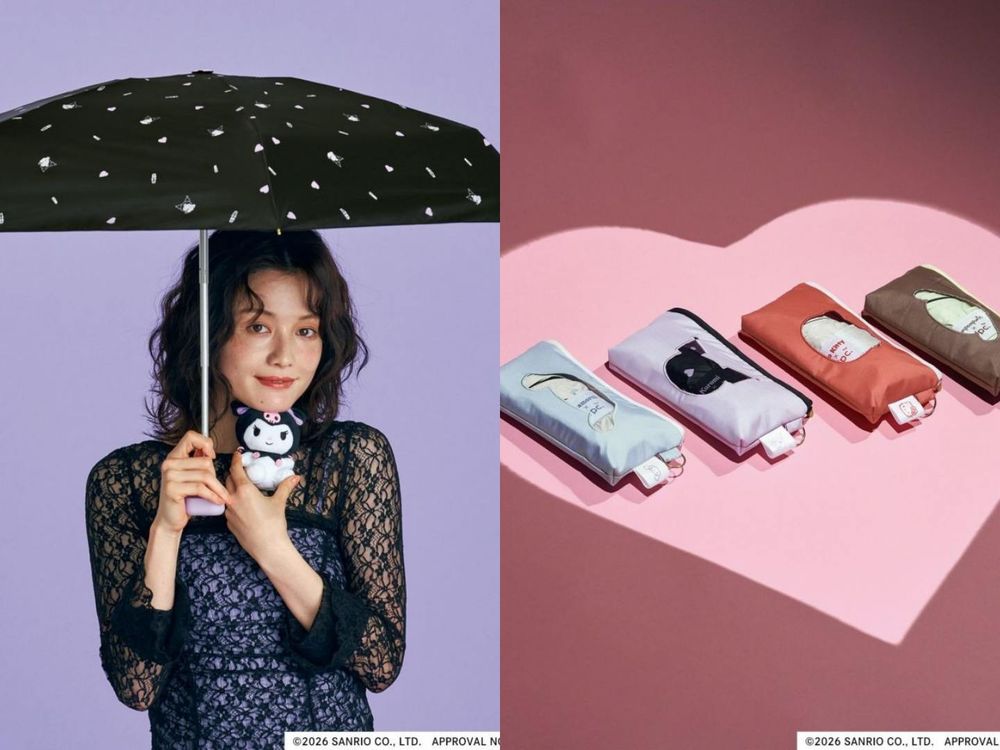 日本女生最愛雨傘品牌Wpc.跟三麗鷗聯名！「Kitty、大耳狗陽傘」超級可愛、想每天帶出門！-8
