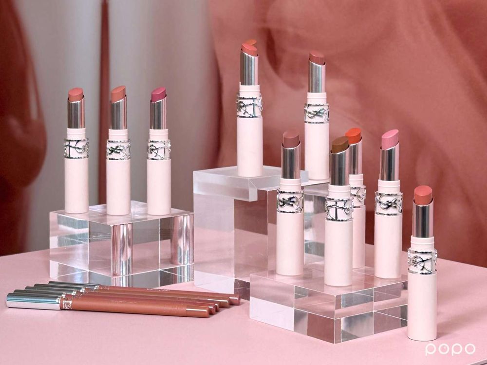 YSL直接把裸唇推到曖昧天花板！全新LOVENUDE煙霧唇膏登場，一抹絲滑柔霧像自帶法式濾鏡、太夢幻！-6