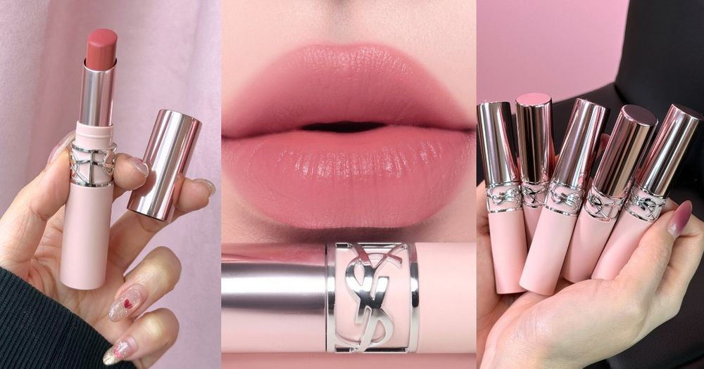 YSL直接把裸唇推到曖昧天花板！全新LOVENUDE煙霧唇膏登場，一抹絲滑柔霧像自帶法式濾鏡、太夢幻！-1