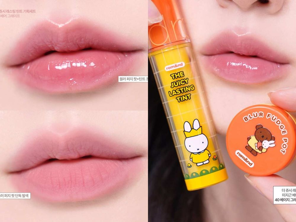 rom&nd x Miffy米飛兔文具店開張、萌到失控！爆賣果汁唇釉、糖果腮紅、6色打亮盤全員兔兔上線！-3