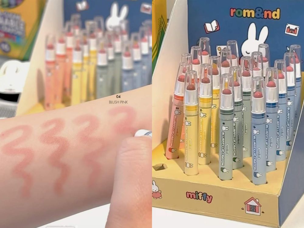 rom&nd x Miffy米飛兔文具店開張、萌到失控！爆賣果汁唇釉、糖果腮紅、6色打亮盤全員兔兔上線！-6