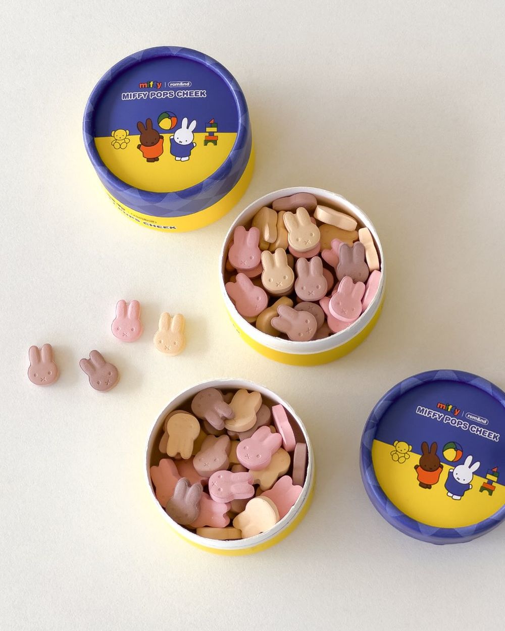 rom&nd x Miffy米飛兔文具店開張、萌到失控！爆賣果汁唇釉、糖果腮紅、6色打亮盤全員兔兔上線！-17