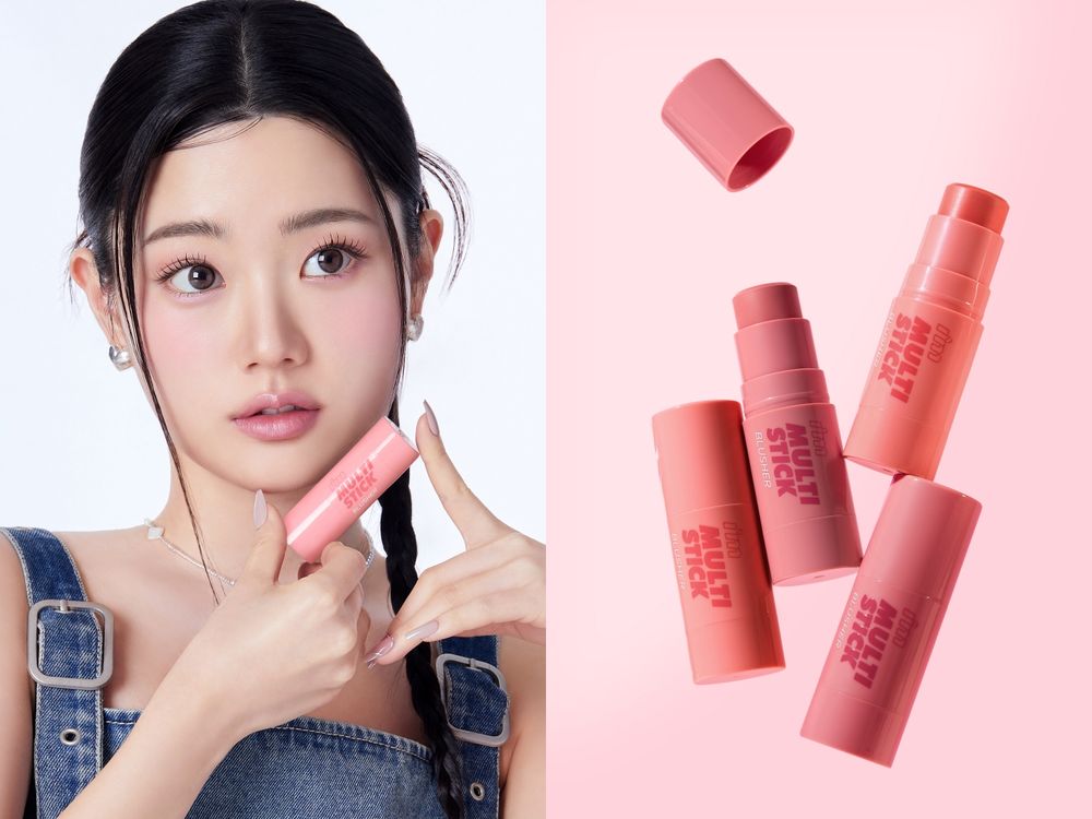 腮紅打亮眼影一次完成！I’M MEME「我愛嫩顏眼頰棒」水光＆奶霧兩種大勢妝感，一拍打造澎潤寶寶嫩肌！-9