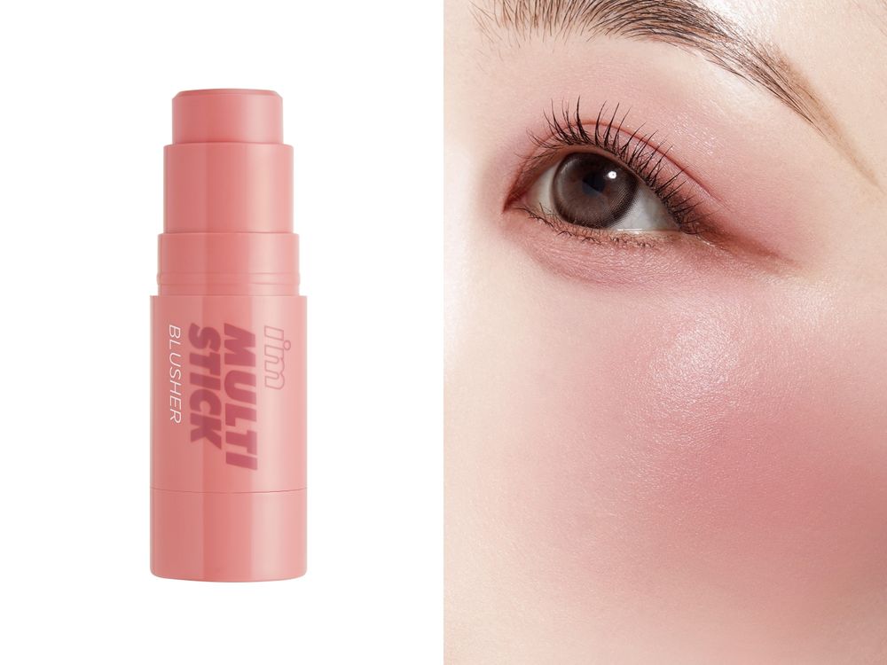 腮紅打亮眼影一次完成！I’M MEME「我愛嫩顏眼頰棒」水光＆奶霧兩種大勢妝感，一拍打造澎潤寶寶嫩肌！-4