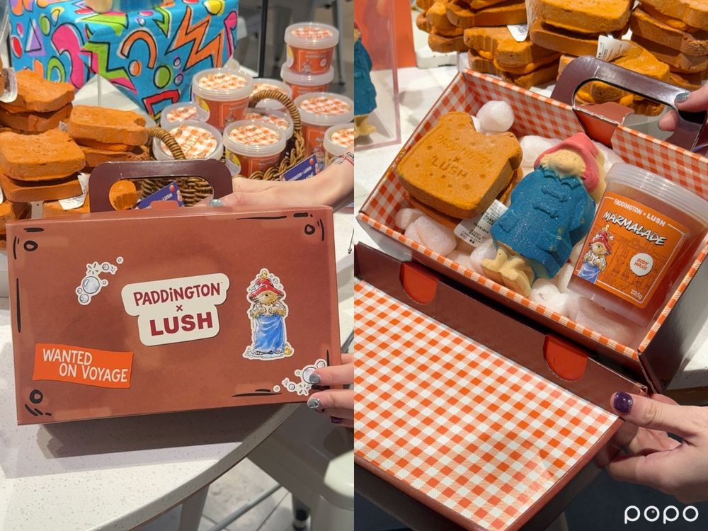 萌到犯規！LUSH＆柏靈頓療癒出擊「小熊汽泡彈、橘子果醬沐浴霜」散發暖橙甜香，行李箱禮盒可愛滿分、全系列打包帶走！-6