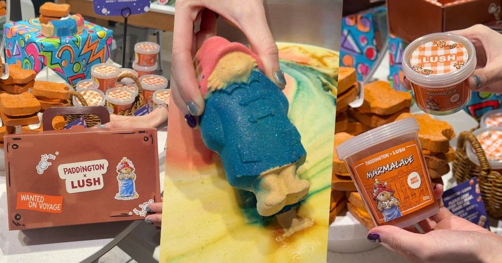 萌到犯規！LUSH＆柏靈頓療癒出擊「小熊汽泡彈、橘子果醬沐浴霜」散發暖橙甜香，行李箱禮盒可愛滿分、全系列打包帶走！-1