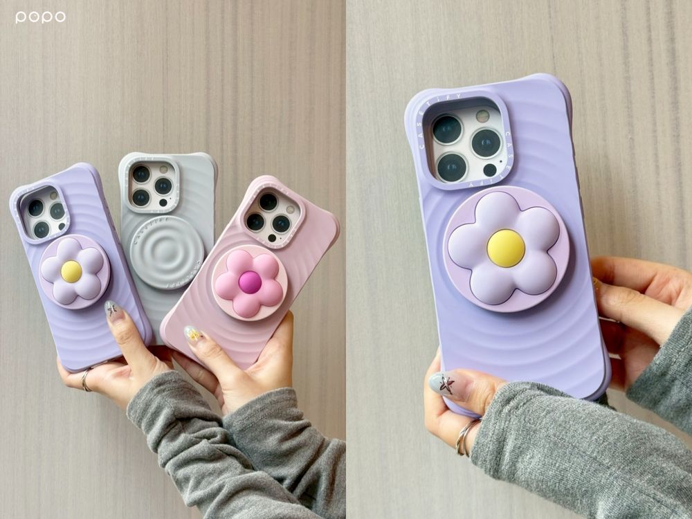 韓星公認好用「水波紋手機殼」終於出新色！ CORTIS馬丁、高允貞、Rosé自拍狂拿！霧紫色真的美！-9