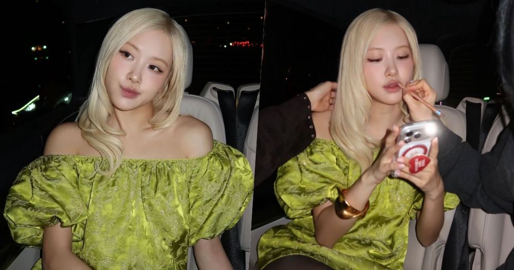 Rosé在YSL巴黎大秀「蘋果綠戰袍」仙氣爆棚！E人模式開啟「繞場打招呼」人緣超好！-1